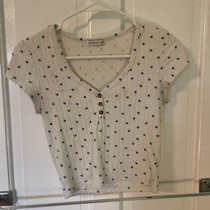 Cotton On Floral Crop Top (XS)